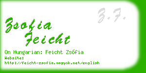 zsofia feicht business card